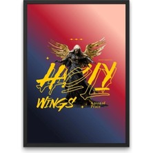 Altın Kanatlı Melek Posteri | Çerçevesiz