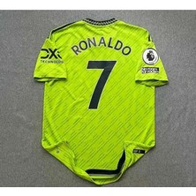 M.unitedd 2022/23 Sezonu Cristiano Ronaldo Deplasman Forması (Neon)