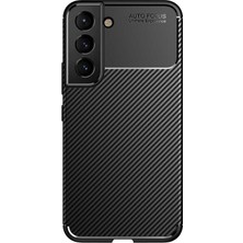 Cavora Samsung Galaxy S22 Plus Kılıf Negro Carbon Silikon Kapak