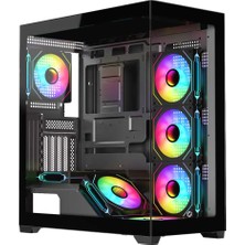 Frisby FC-9565G 650W 80+ Argb 7x Fan Gaming Kasa