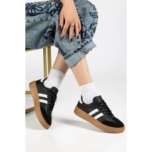 Sivarro Nova Spor Gum Taban Günlük Sneaker - Siyah