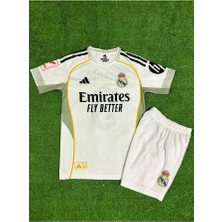 Real Madrid 2025/26 Yeni Sezon Kylian Mbappe Iç Saha Çocuk Forması 2'li Set