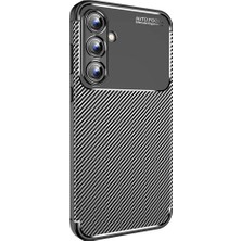 Cavora Samsung Galaxy A35 Kılıf Negro Carbon Silikon Kapak