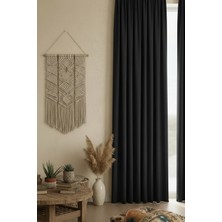 Dokuar Kadife Dokulu Premium Büzgü Ekstraforlu Düz Polyester Fon Perde