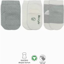 Gray Line Gry Nessiworld Puanlı Kaymaz Penye Soket Çorap 3'lü BS10108 Nil (Adet Fiyatıdır) Nel1