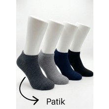 H Storee Erkek Premium Bambu Patik Çorap 4’lü Set – %80 Gerçek Bambu Ipliği, Dikişsiz, Nefes Alan
