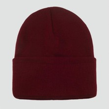 Zero Land Muratech Çift Kat 1 Nci Kalite Renkli Bere   Bere Eldiven -Bordo