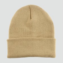 Zero Land Muratech Çift Kat 1 Nci Kalite Renkli Bere   Bere Eldiven -Taba