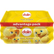 Dalin Islak Pamuk Havlu Mendil 3X56