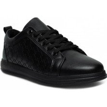 Garajmen Siyah Yanları Dikiş Detay Erkek Sneaker Ayakkabı