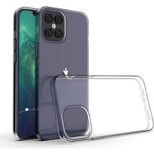 Royal Cover iPhone 12 Pro Max Kılıf Esnek ve Şeffaf Premium Tpu Silikon Kapak Rcv / Ss