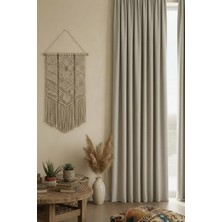 Dokuar Kadife Dokulu Premium Büzgü Ekstraforlu Düz Polyester Fon Perde