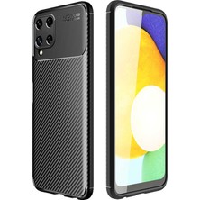 Cavora Samsung Galaxy A22 Kılıf Negro Carbon Silikon Kapak