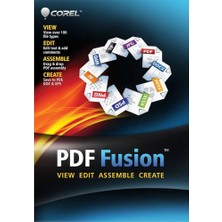 Corel PDF Fusion (Windows) - 3 PC Ömür Boyu Süresiz Dijital Kod