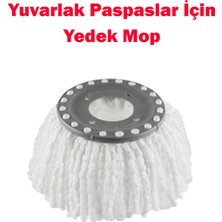 PremiumPort Döner Başlıklı Mop Yedek Paspas, Temizlik Için Pratik ve Kullanışlı