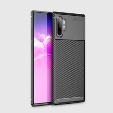 Cavora Samsung Galaxy Note 10 Kılıf Negro Carbon Silikon Kapak