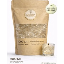 Waxera %100 Saf Jel Wax 1000 gr – Şeffaf Mum Yapım Jeli - Hobi ve Dekoratif Mum Yapımı Için