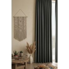 Dokuar Kadife Dokulu Premium Büzgü Ekstraforlu Düz Polyester Fon Perde