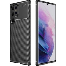 Cavora Samsung Galaxy S22 Ultra Kılıf Negro Carbon Silikon Kapak
