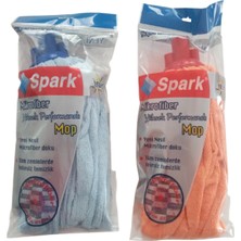 PremiumPort Iki Adet Mikrofiber Havlu Vileda Paspas Mop Yedek Ucu Seti