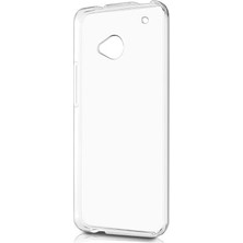 Moby Shop Htc One M7 Kılıf Esnek ve Şeffaf Nuda Premium Tpu Silikon Kapak