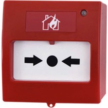 Teknim TFB-3168 Konvansiyonel Tekrar Kurulabilir Yangin Alarm Butonu, LED Göster