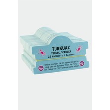 Zero Land Muratech Turkuaz - Yengeç Burç Bileklik Kartı-Turkuaz