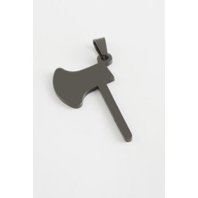 Zero Land Muratech Balta Çelik Kolye Ucu 4 Cm-Siyah