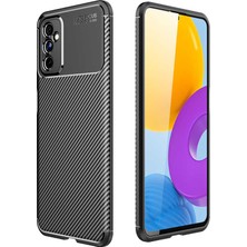 Cavora Samsung Galaxy M52 Kılıf Negro Carbon Silikon Kapak