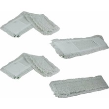 PremiumPort 5'li Zemin Temizleme Mop Seti, 50CM, 165GR, Pratik ve Hızlı Temizlik