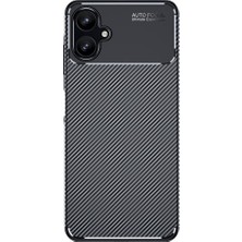 Cavora Samsung Galaxy A06 Kılıf Negro Carbon Silikon Kapak