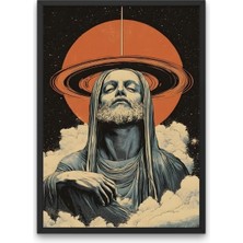 Futuristik Kozmik Bilge Posteri | Çerçevesiz