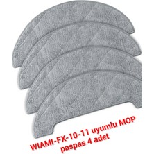 PremiumPort 4'lü Mikrofiber Mop Bezi Seti, Fx-10 ve Fx-11 Uyumlu, Temizlik Kolaylığı