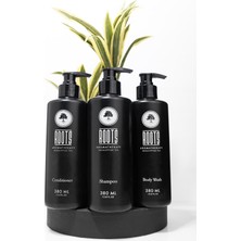 Roots Aromatherapy Shampoo 380 ml + Conditioner 380 ml + Body Wash 380 ml