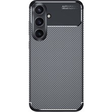 Cavora Samsung Galaxy S24 Fe Kılıf Negro Carbon Silikon Kapak