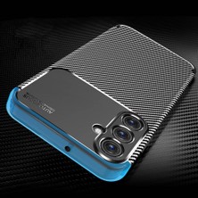 Cavora Samsung Galaxy A15 Kılıf Negro Carbon Silikon Kapak