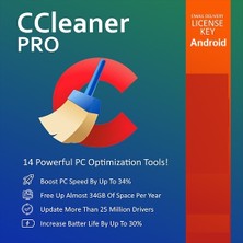 CCleaner Professional (Android) - 1 Cihaz 1 Yıl Resmi Site Kodu