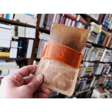 Mahfuz Gerçek Deri Özel Kalemleriniz Için Kalemlik Kalem Kutu ( 5*6 Kalem Için ) 28 cm \ 9.5 cm DAK61