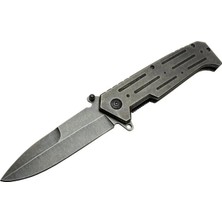 Nemere GB B033A Eskitme Kamp Çakı 22 cm - Metal Sap, Otomatik