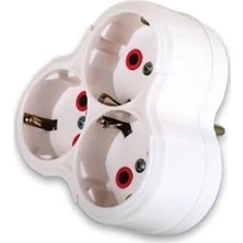 Siv Ticaret Fetih Üçlü Topraklı Fişli Priz ( Lisinya )