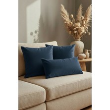 Dokuar Kadife Dokulu Premium Kiremit Düz Polyester Yastık Kırlent Kılıfı