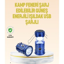 Siv Ticaret Katlanabilir USB Çıkışlı Kamp Feneri – Şarj Edilebilir, Dayanıklı ve Çok Fonksiyonlu - Lisinya