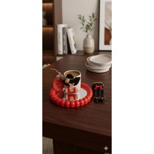 Rivelcandle Aynalı Model Türk Kahvesi Fincanı (1 Kişilik )