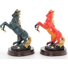 Siv Ticaret Polyester Şahlanmış At Figürü ALK1624