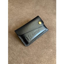 HATKA Leather Craft El Yapımı Hakiki Deri Kartlık - Single Card Holder K2
