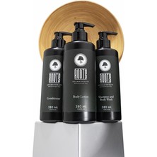 Roots Shampoo And Body Wash 380 ml + Conditioner 380 ml + Body Lotion 380 ml