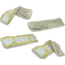 PremiumPort Nemli Temizlik Mop Seti, 40CM, 5'li Paket, Hafif ve Kullanışlı