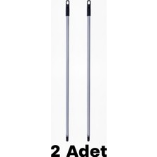 PremiumPort Gri 1 Metre Uzun Temizlik Fırça Sapı Seti, Oto ve Yer Sil ile Uyumlu