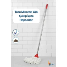 PremiumPort Mikrofiber Yedek Paspas, Standart Saplar Için, Toz Çekici Özellikli