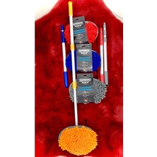 PremiumPort Mikrofiber Teleskopik Araba Yıkama Fırçası ve Mop Seti